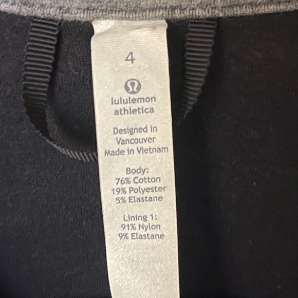 Lululemon Womens NTS Jacket Size 4 Gray Athletic Gym Stretch Breathable Soft - Picture 5 of 14